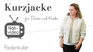 chanel jacke schnittmuster|Kurzjacke im Chanel.